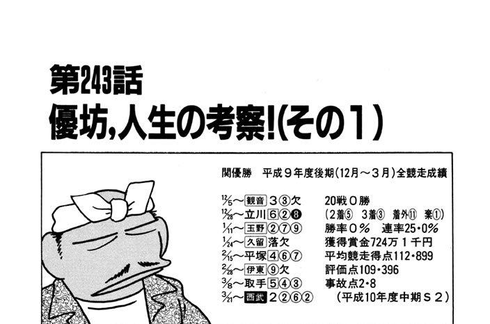 第243話　優坊、人生の考察！（その１）