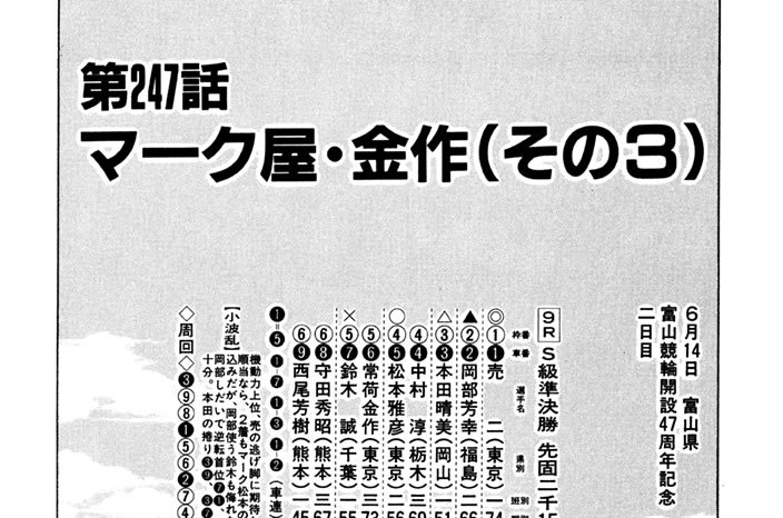 第247話　マーク屋・金作（その３）
