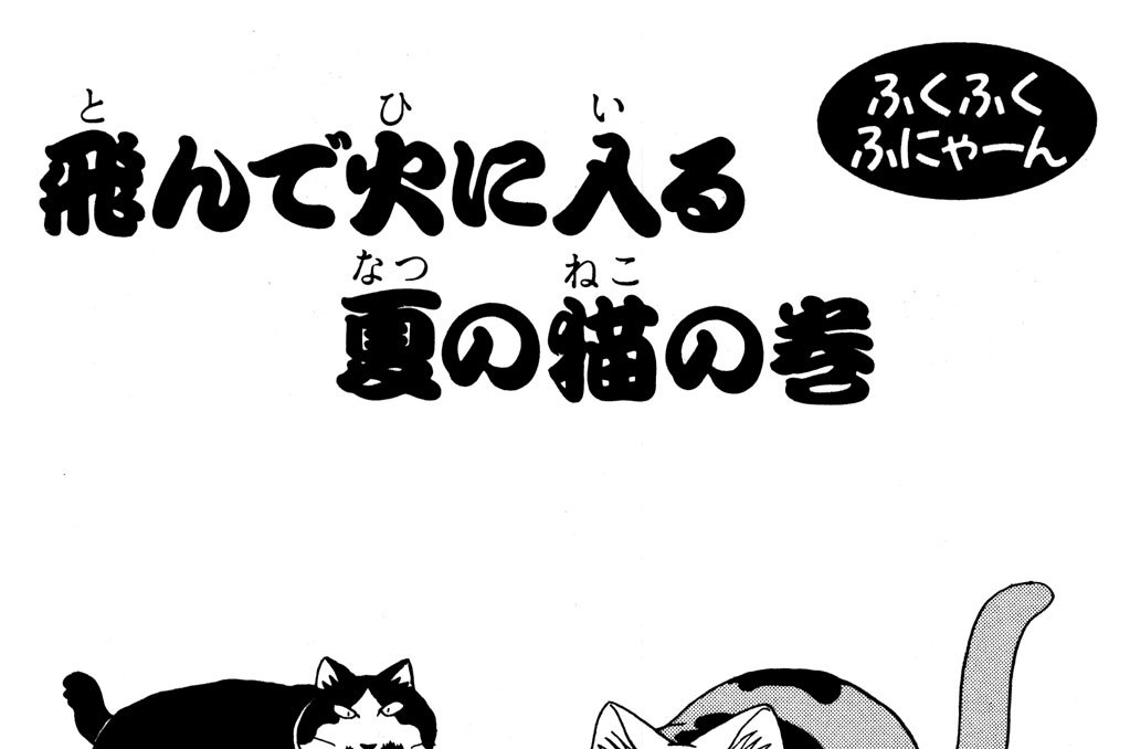 飛（と）んで火（ひ）に入（い）る夏（なつ）の猫（ねこ）の巻