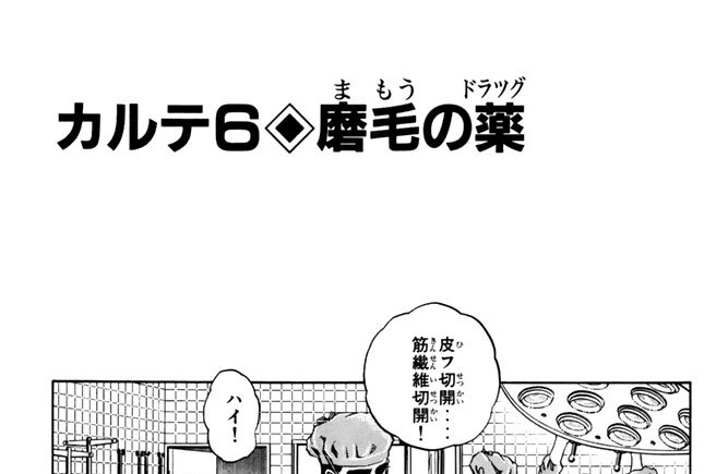 カルテ６　磨毛の薬