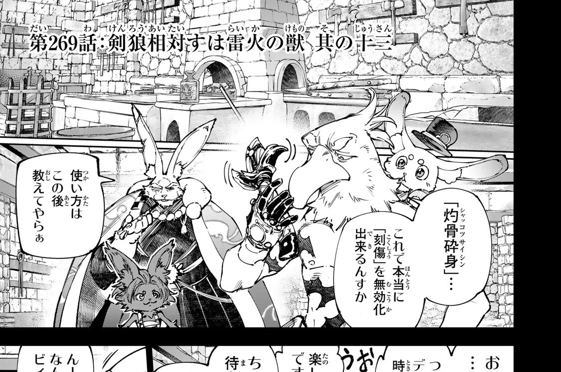 第２６９話　剣狼相対すは雷火の獣　其の十三