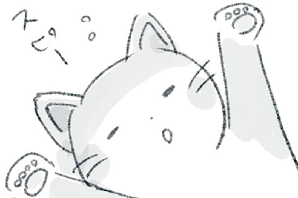 るすばん猫きなこ - 今日マチ子 / 第１話　きなこ０歳２ヵ月と１日め | モーニング・ツー